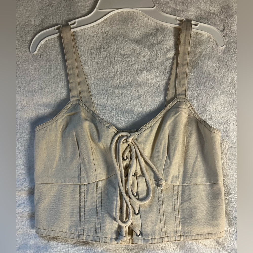 American Eagle Corset Crop Top